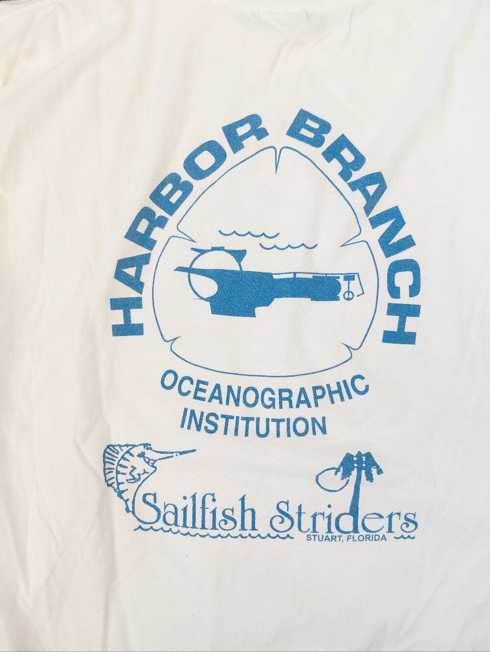 VINTAGE 2005 Harbor Branch Oceanographic Institution 5k Run Florida White (Yello - Picture 6 of 10